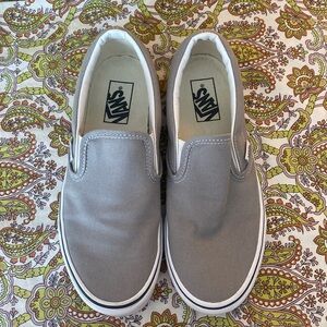 Grey Slip On Vans